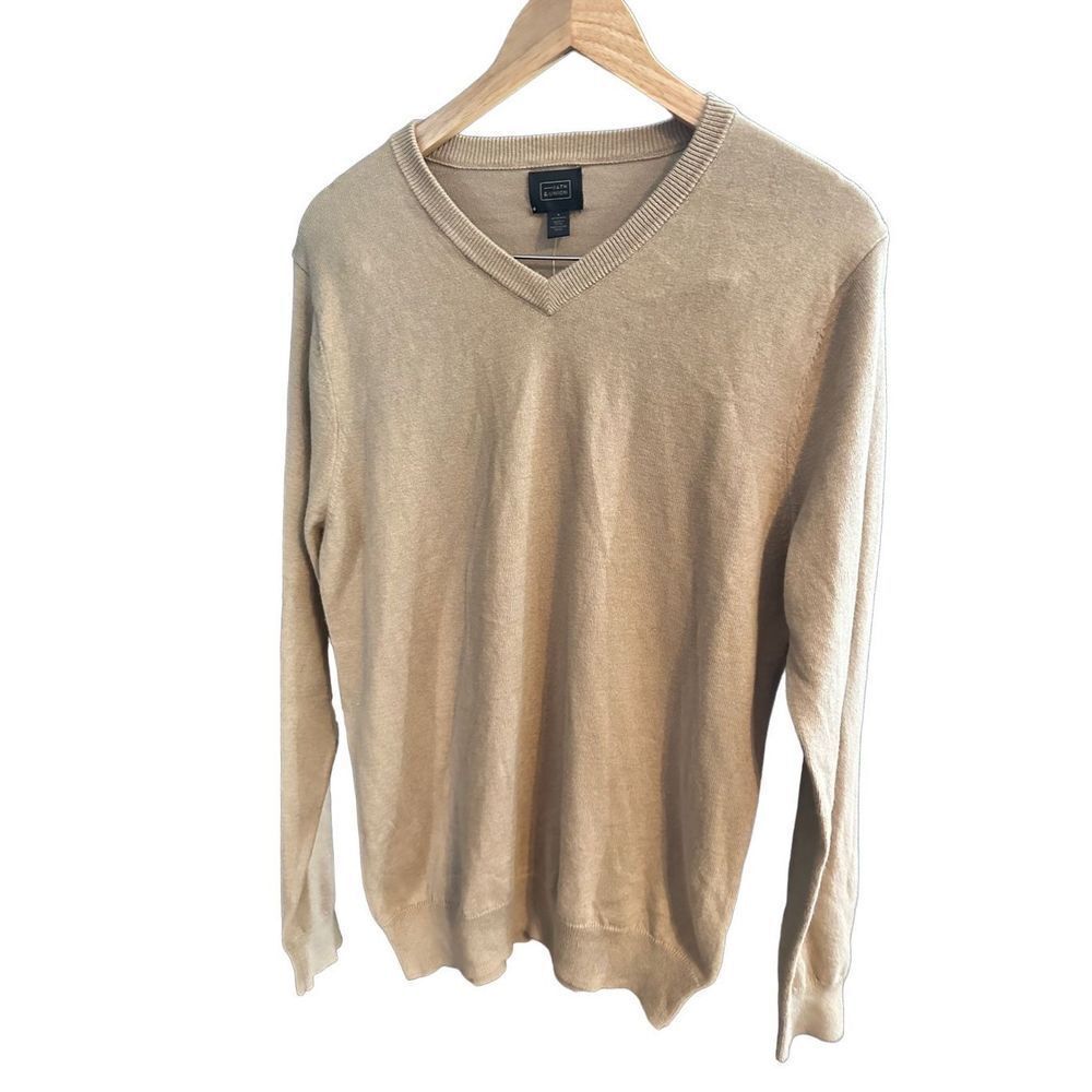 14th & Union Cashmere Blend V-Neck Sweater